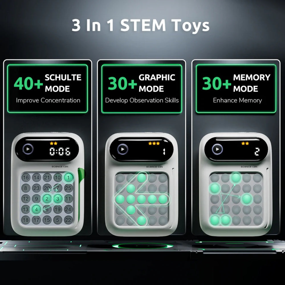 TopBright - Speed Number 3-in-1 STEM Brain Training Game for Kids
