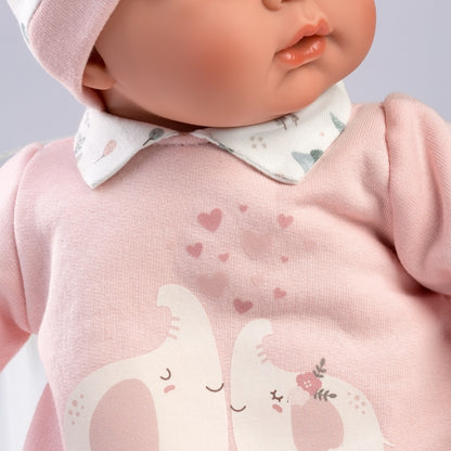 Llorens - Baby Girl Doll with Clothing & Accessories: Joelle - 38cm