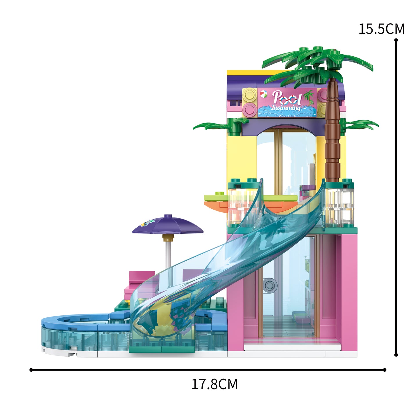 Cogo - Building Block Set - Dream Beach House - 380 Pieces