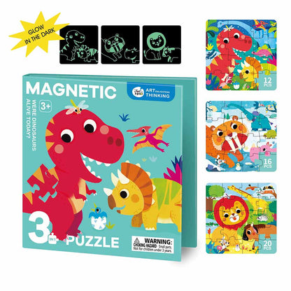Jar Meló - 3-in-1 Magnetic Glow in the Dark Puzzle for Kids