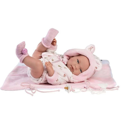 Llorens - Baby Girl Doll with Clothing & Nappy Changer: Nica - 40cm
