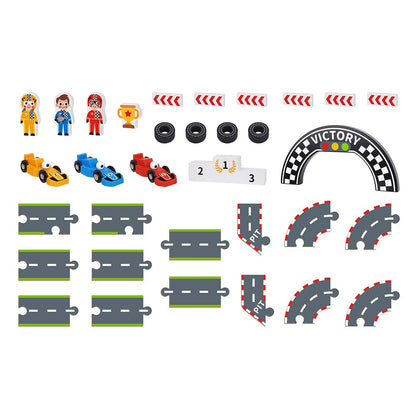 TookyToy - Pretend Play Story Box: Formula1 Car Racing Toy Set - Motherhood