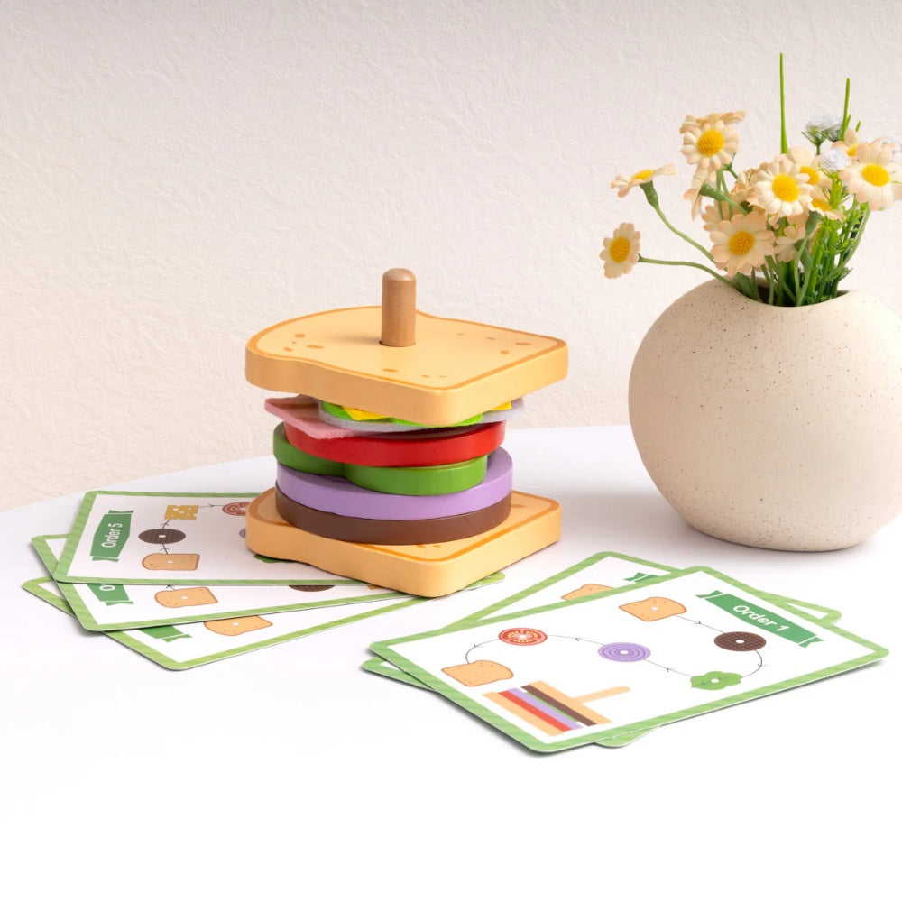 TookyToy - Making A Sandwich - Stacking & Sequencing Activity Toy