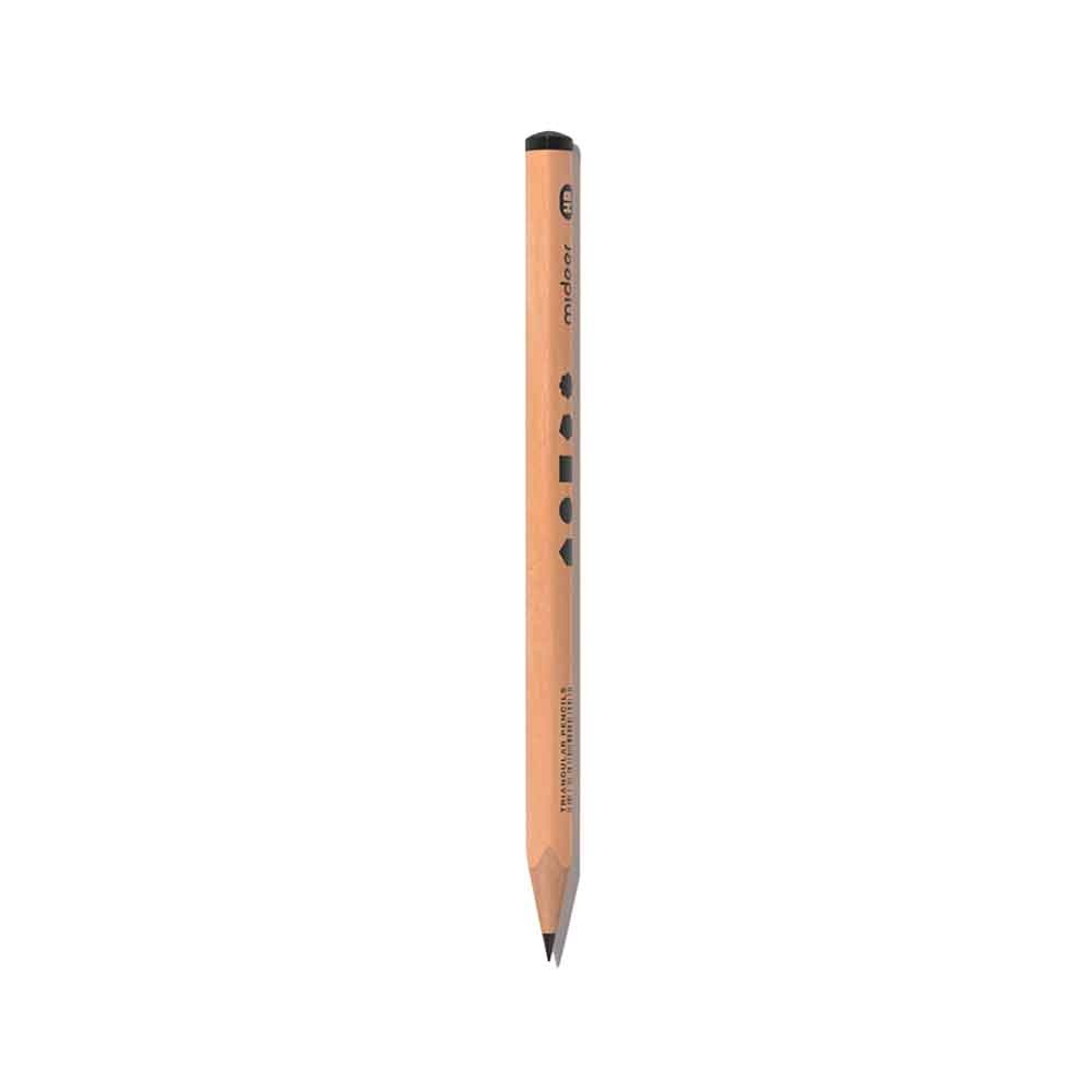 Mideer - Triangular HB Pencils 18-Pack - Correct Pencil Grip for for Early Writing