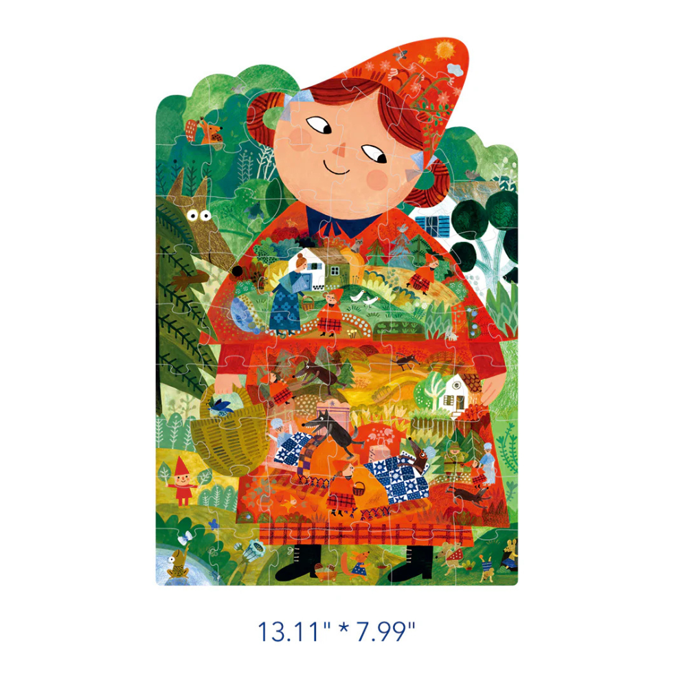 Mideer - Artist Fairytale Puzzle: Little Red Riding Hood 59pcs