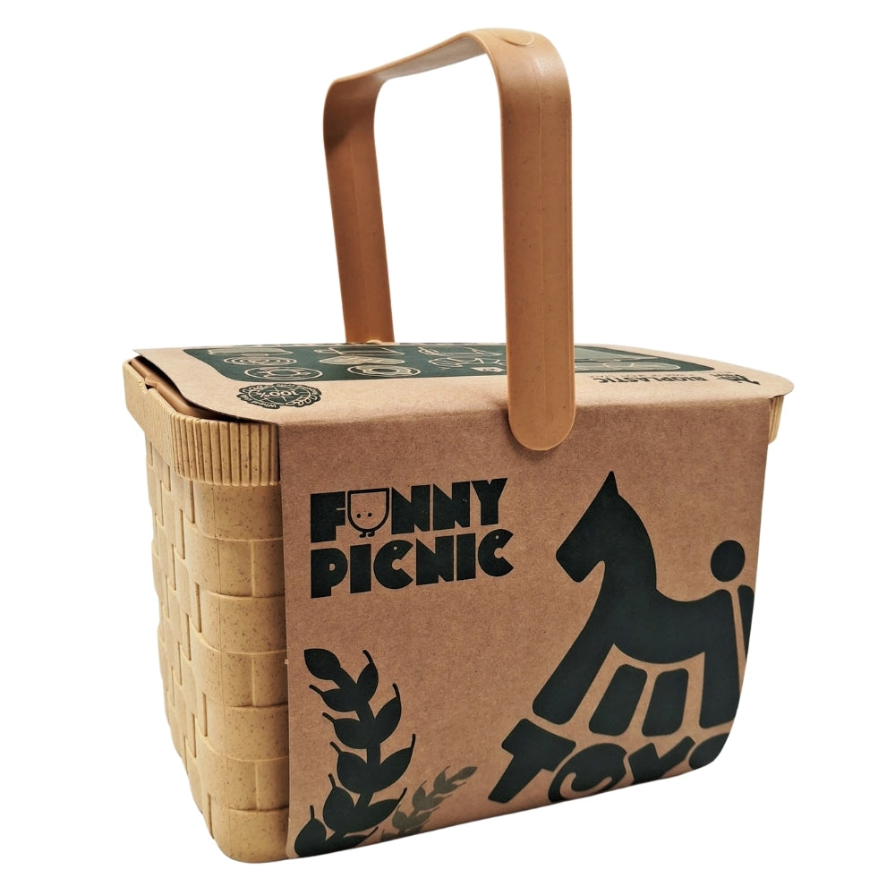 Mingli Toys - Pretend & Play - Picnic Teapot Play Set - Eco-friendly - 27 Pieces