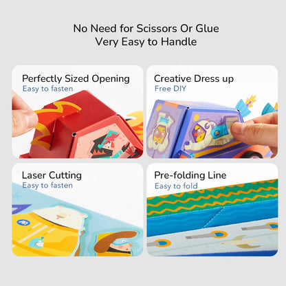 Mideer - Origami Paper Craft Kit: Flight Diary