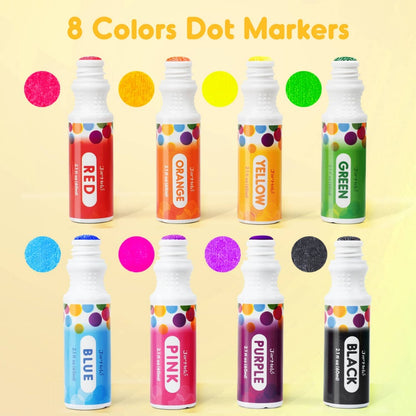 Jar Meló - Dot Painting Art Markers - 8 Colours