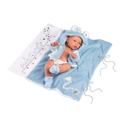 Llorens - Anatomically Correct Baby Boy Doll with Outfit & Changer: Nico - 40cm