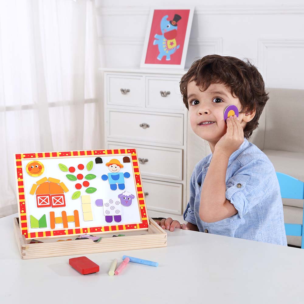 TookyToy - Magnetic Puzzle - Farm - Motherhood