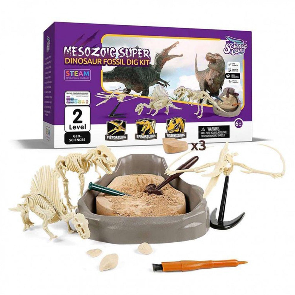 TopBright - Dinosaur Fossil Dig Kit - Mesozoic