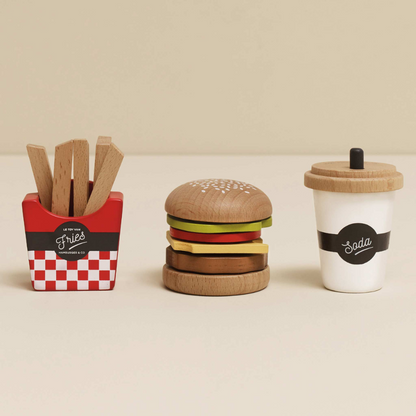 Le Toy Van - Gourmet Hamburger Set - 13pcs