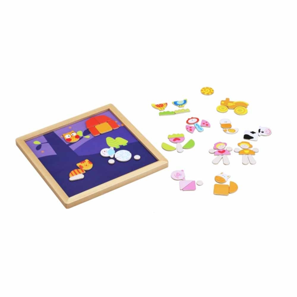 Classic World - Farm Magnetic Activity Box - 50pcs