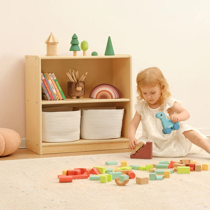 TookyToy - Wooden Shelf and Toy Storage for Kids Room: Plywood 60x63cm