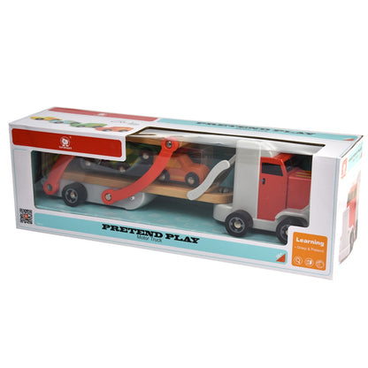TopBright - Wooden Car Carrier Truck
