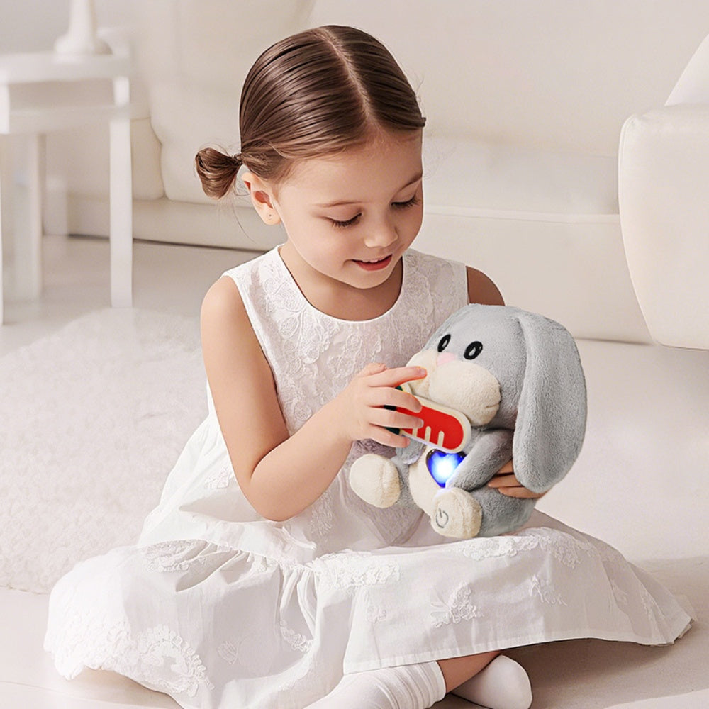 TopBright - Pretend Play Pet Care Kit - Interactive Bunny with Sound & Lights