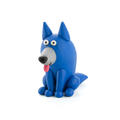 Hey Clay - Modelling Air-Dry Clay with Fun Interactive App - Wolf, Fox, Squirrel, Series Forest Animals, 6 cans
