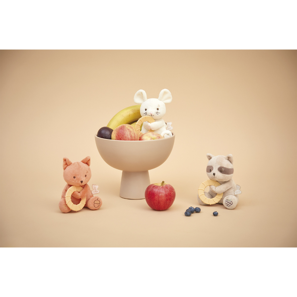Kaloo - Squirrel Plush Teething Ring