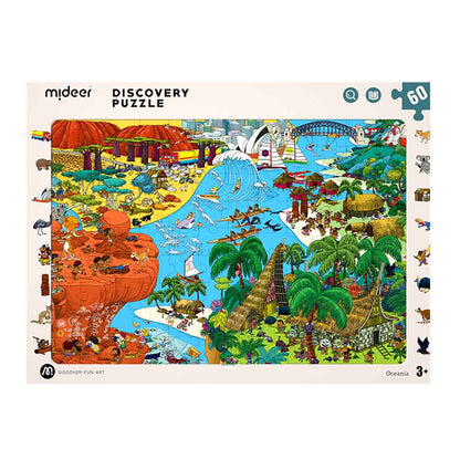 Mideer - Big World Small World Australia-Themed Discovery Puzzle: 60 Pieces - Motherhood