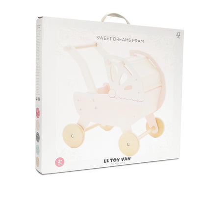 Le Toy Van - Wooden Retro Doll Pram