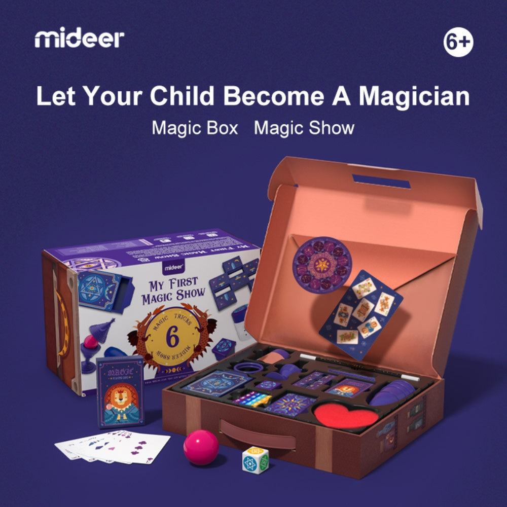 Mideer - My First Magic Show Kit - 6-in-1 Magic Trick Set for Kids