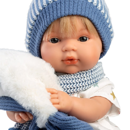 Llorens - Baby Boy Doll with Crying Mechanism, Clothing, & Accessories: Sasha - 38cm