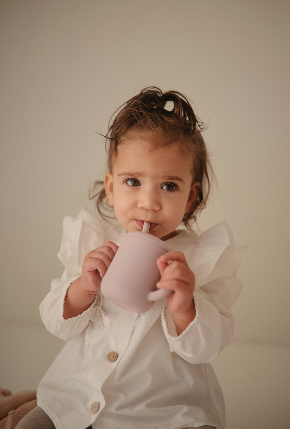 Mushie Silicone Training Cup + Straw (Limited Ed.) - Motherhood