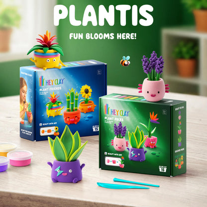 Hey Clay - Modelling Air-Dry Clay with Fun Interactive App - Plant Folks, 15 cans