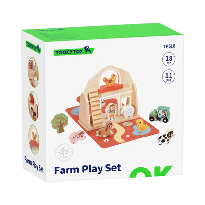 TookyToy - Farm Animals Story Box Play Set