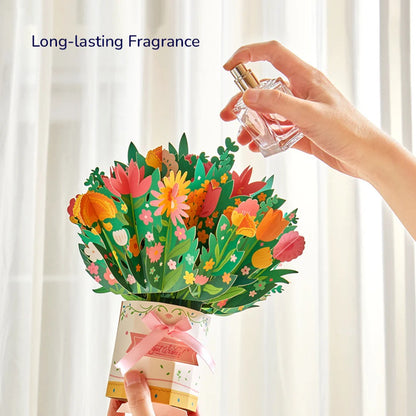 Mideer - Paper Flower Bouquet: 3D Pop-Up Origami Craft Kit