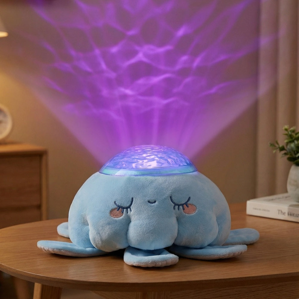 TopBright - Jellyfish Night Light & Projector with Sounds