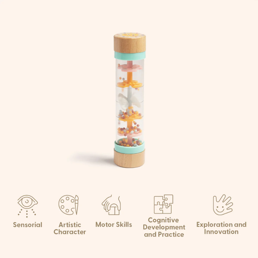 TookyToy - Montessori Activity Box Baby Playset - 3-4 Months