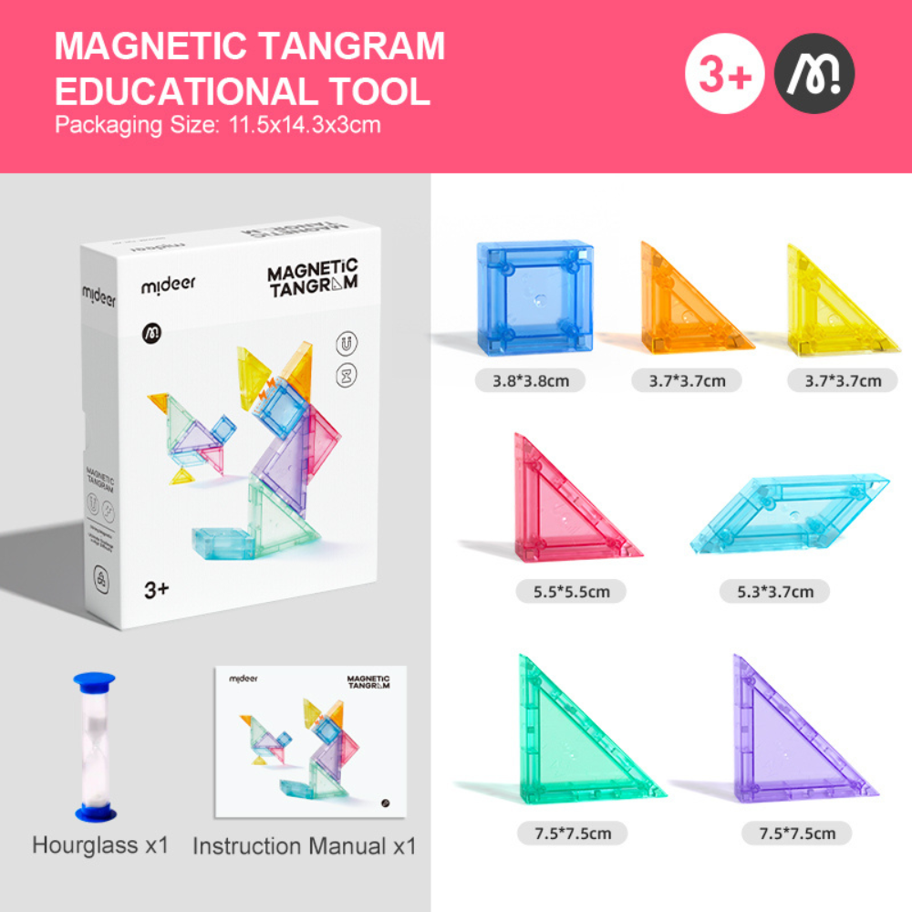 Mideer - Magnetic Tangram Activity Set