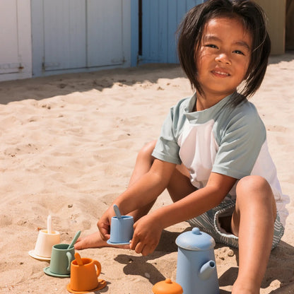 Swim Essentials - Silicone Beach Tea Playset - Pure Tones