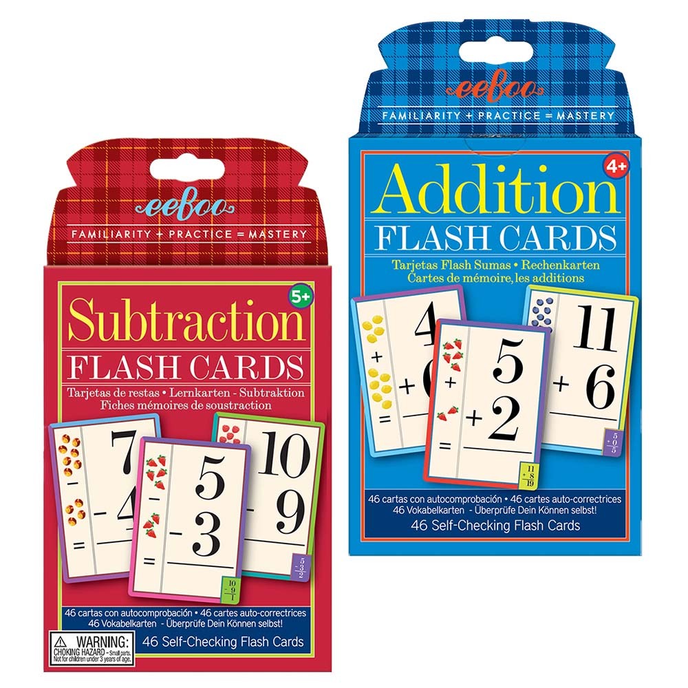 eeBoo - Educational Flash Cards Bundle - Addition & Subtraction Bundle