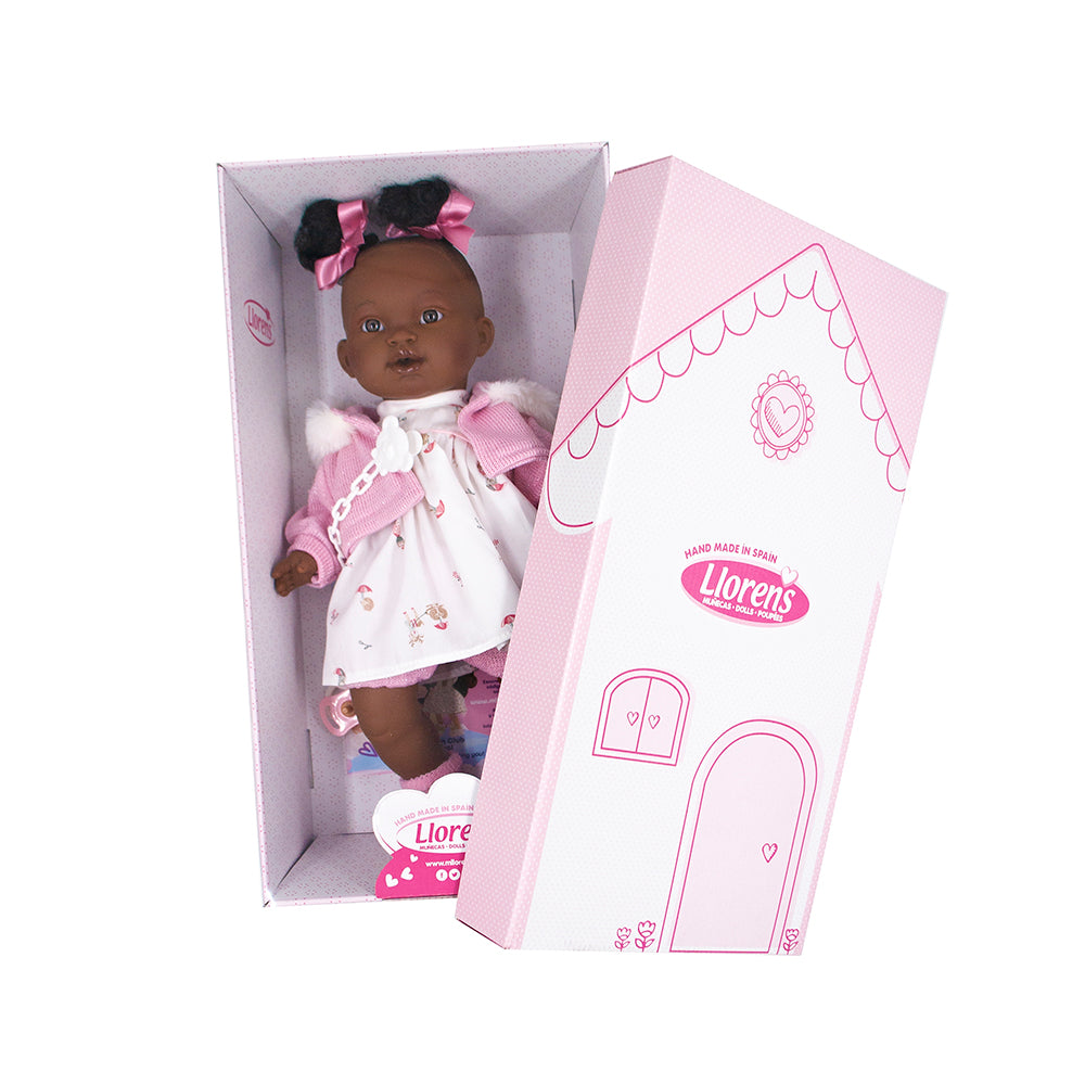Llorens - Baby Girl Doll with Crying Mechanism, Clothing & Accessories: Diara - 38cm - Motherhood