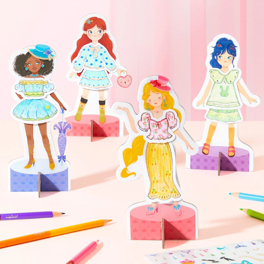 Mideer - Dress-Up Collage Arts & Crafts Set: Sweetheart