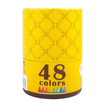 Jar Meló - Wax Crayons - Washable Non-Toxic - 48 Colours