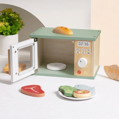TookyToy - Pretend Play Microwave Oven Toy Set
