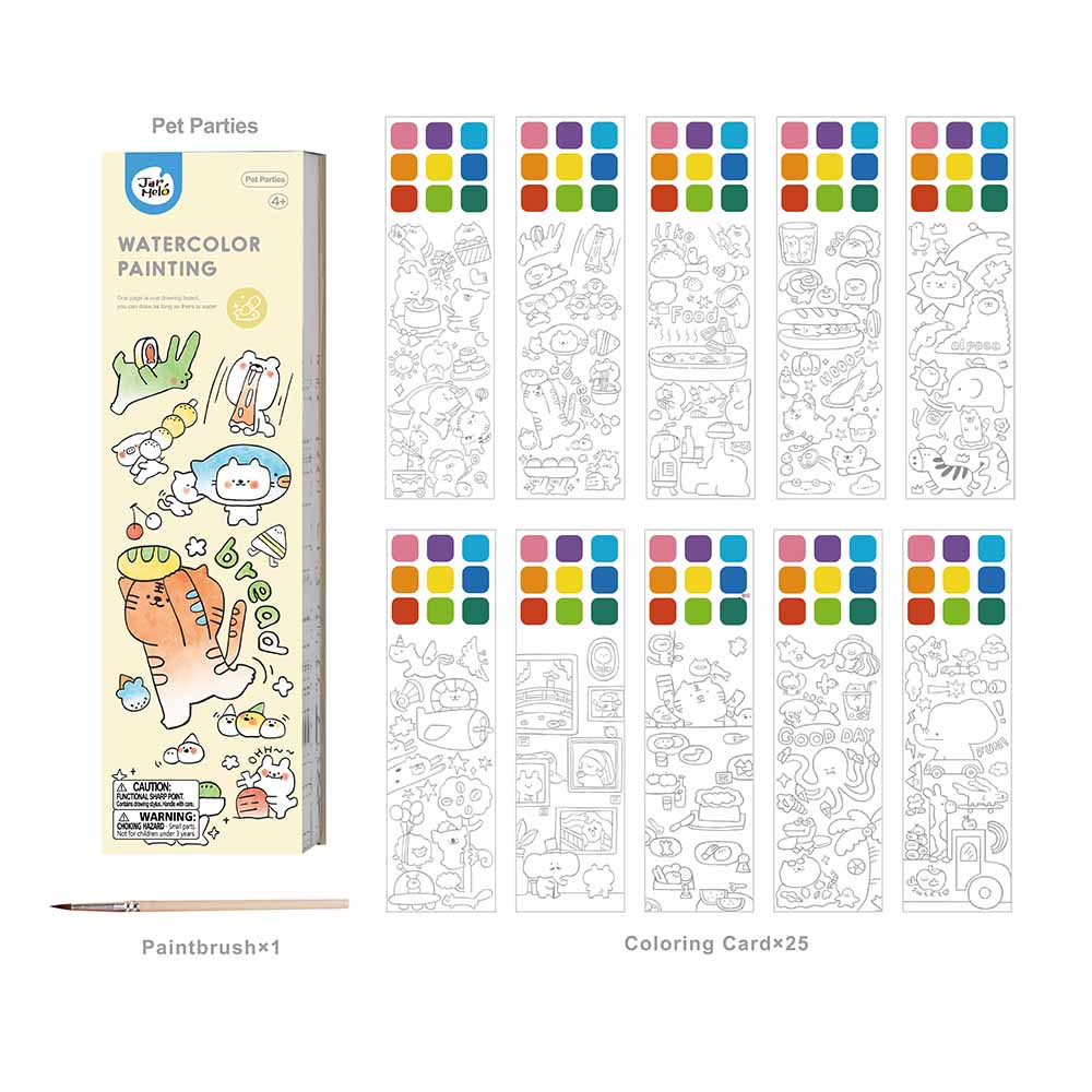 Jar Meló - Watercolour Painting Set - Travel Size - Pet Parties