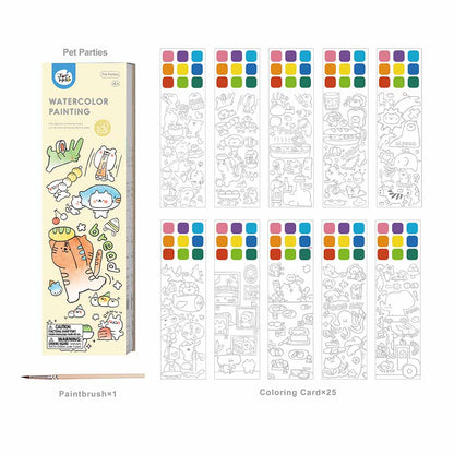 Jar Meló - Watercolour Painting Set - Travel Size - Pet Parties