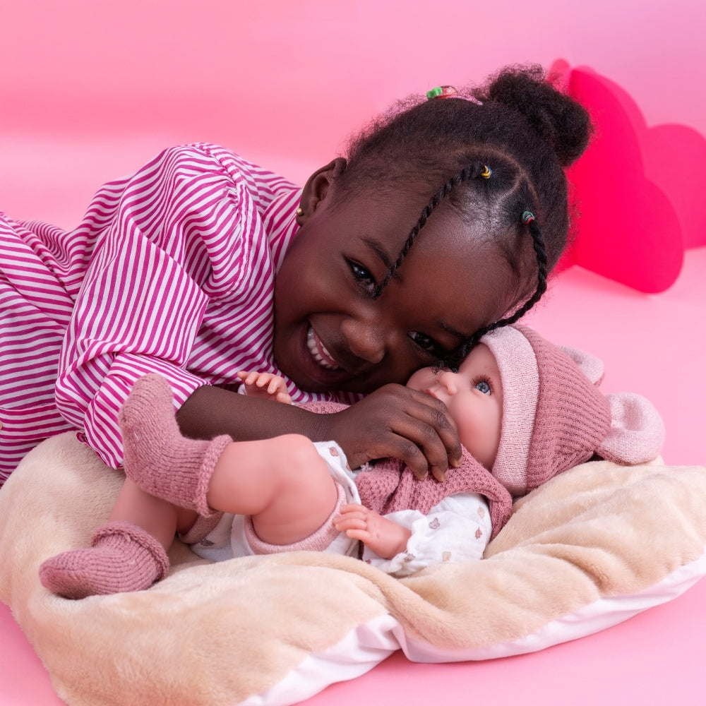 Llorens - Anatomically Correct Baby Girl Doll with Outfit & Cushion: Nica - 40cm