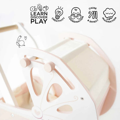 Le Toy Van - Wooden Retro Doll Pram