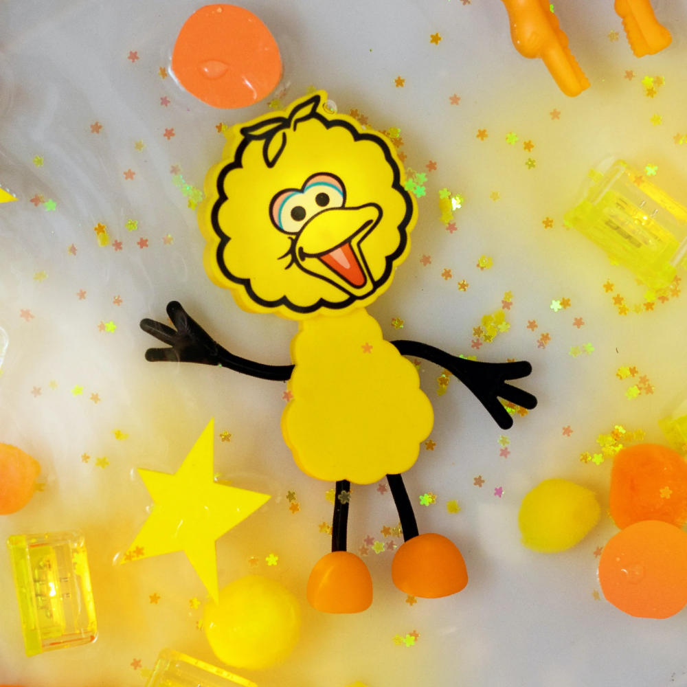 Glo Pals - Water Activated Light-Up Sensory Toys - Big Bird Sesame Street