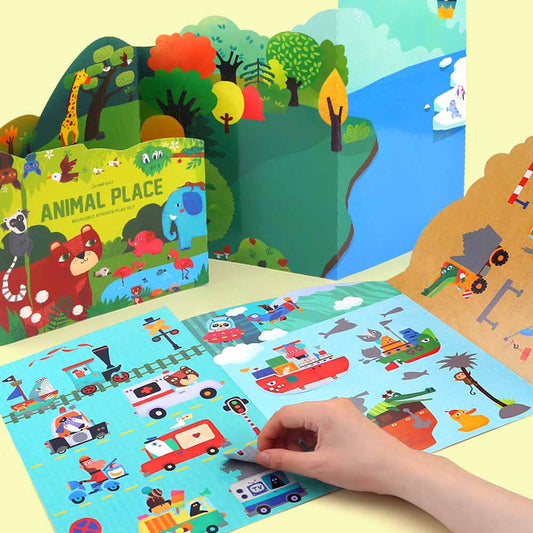Jar Meló - Reusable Sticker Play Set - On The Go - Motherhood