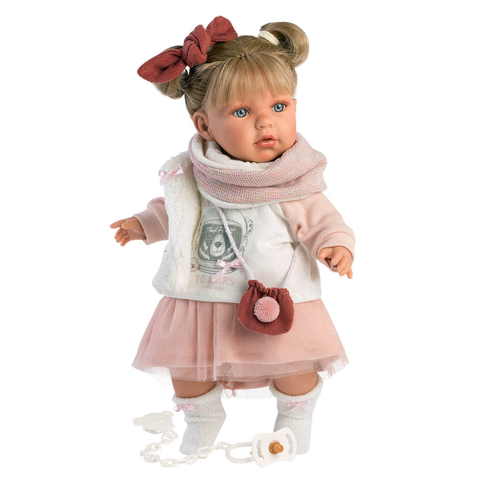 Llorens - Baby Girl Doll with Clothing & Accessories: Julia - 42cm (Mechanism Optional) - Motherhood