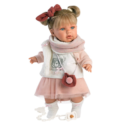 Llorens - Baby Girl Doll with Clothing & Accessories: Julia - 42cm (Mechanism Optional) - Motherhood