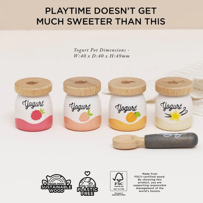 Le Toy Van - Wooden Yogurt Play Food Pack