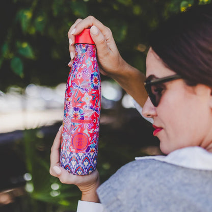 Cool Bottles - Triple-Insulated Water Bottle - Dragonfly Paradise 500ml