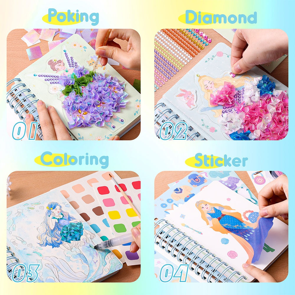Jar Meló - Fashion Design Arts & Crafts Book Set - Magic Princesses